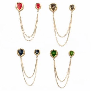 Crown Brooch For Men