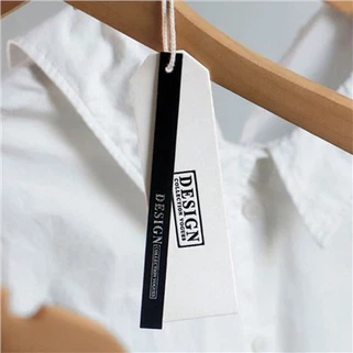Personalized Printing Paper Swing Tag for Men's Suits/T-Shirt/Jeans
