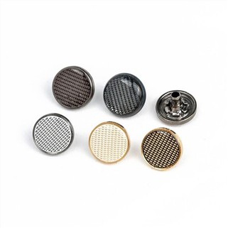 Factory Supply Fashion Custom Embossed Metal Snap Buttons with Logo for Coats/Clothes