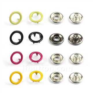Open Ring Snap Fasteners