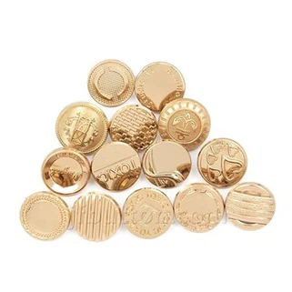 Metal Denim Jacket Buttons