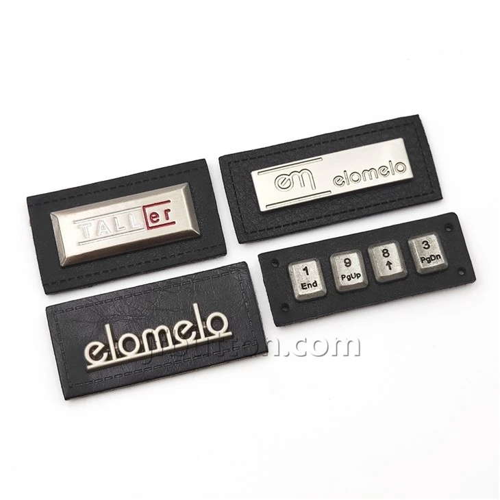 Personalized Leather Knitting Labels