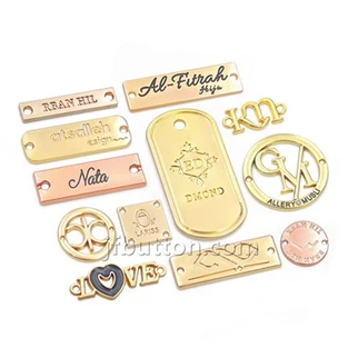 Metal Logo Plates For Handbags