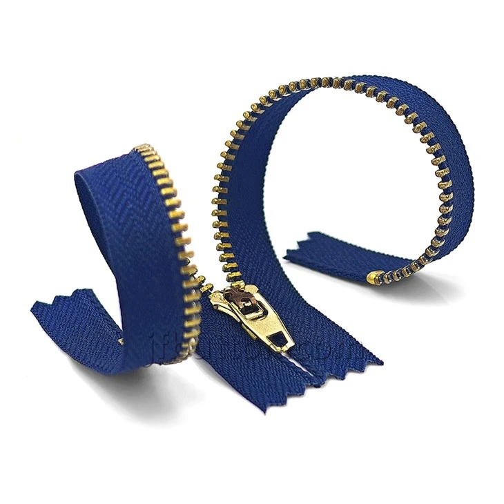 5 inch metal jacket zipper