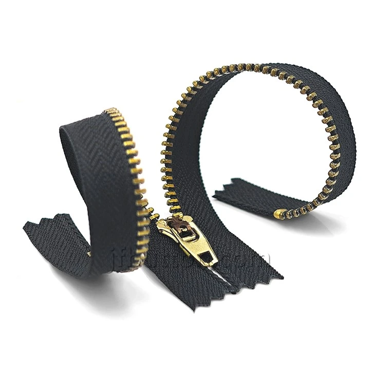 5 inch metal jacket zipper