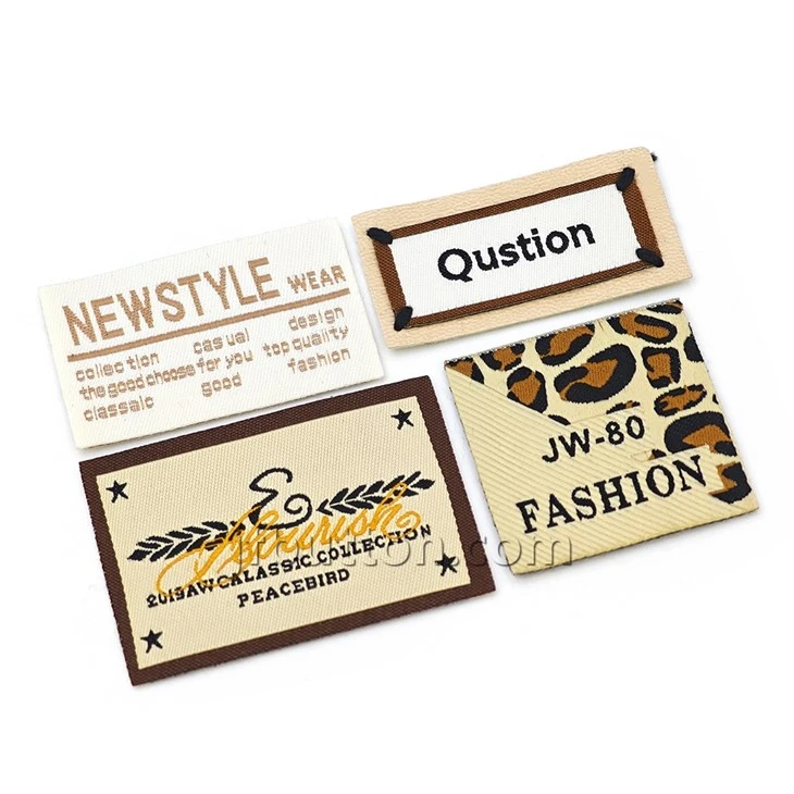 Damask Woven Labels For Clothing suppliers