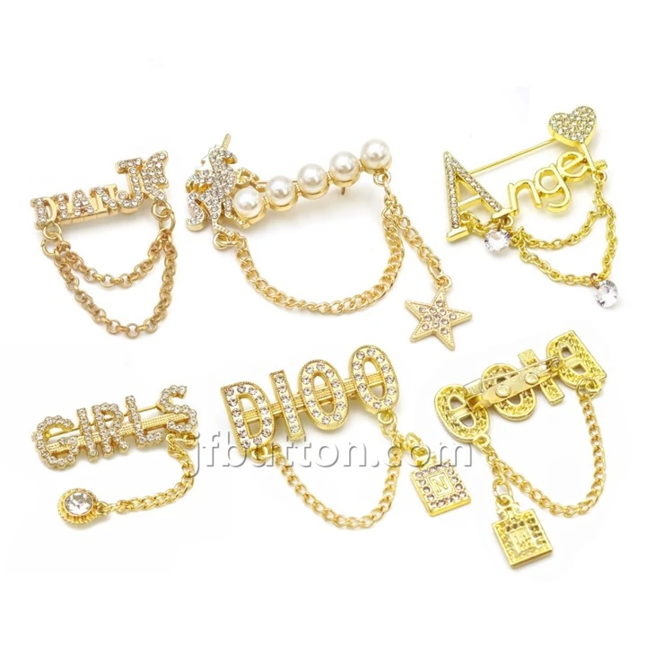 Mens Suit Chain Brooch factory