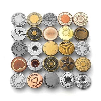 Brass Jean Buttons