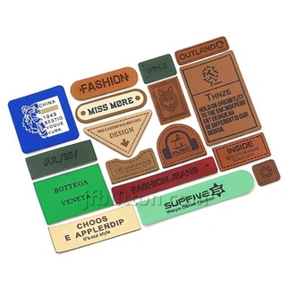 Faux Leather Logo Patch For Garment