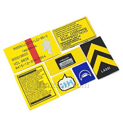 Heat Transfer Garment Woven Labels