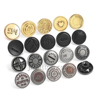Jeans Buttons and Rivets