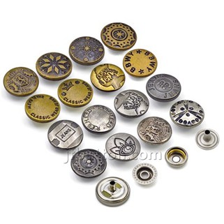 Metal Press Stud Buttons