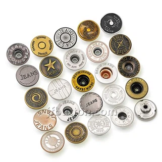 Metal Tack Buttons for Jeans
