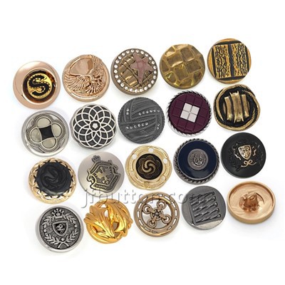 Monogrammed Brass Blazer Buttons
