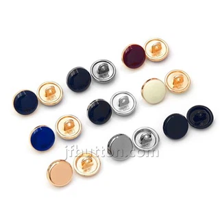 Silver Metal Shank Buttons