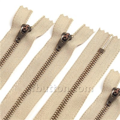 Vintage Metal Zipper