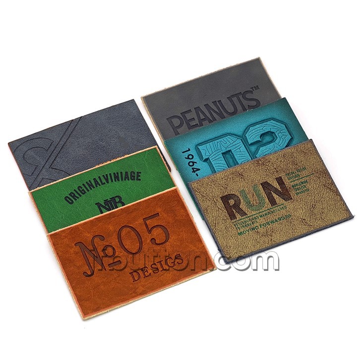 Bag Leather Logo Patches factory