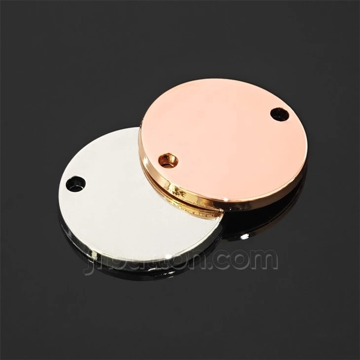 Blank Metal Labels For Clothing factory