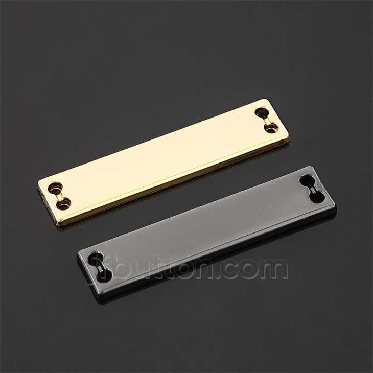 Blank Metal Labels With Holes factory