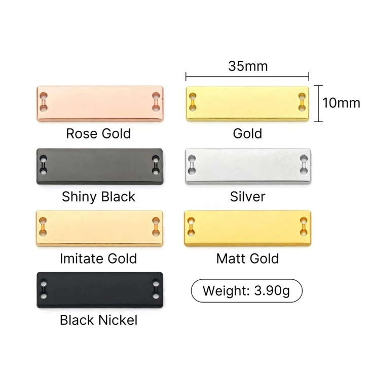 Blank Metal Tags For Laser Engraving high quality