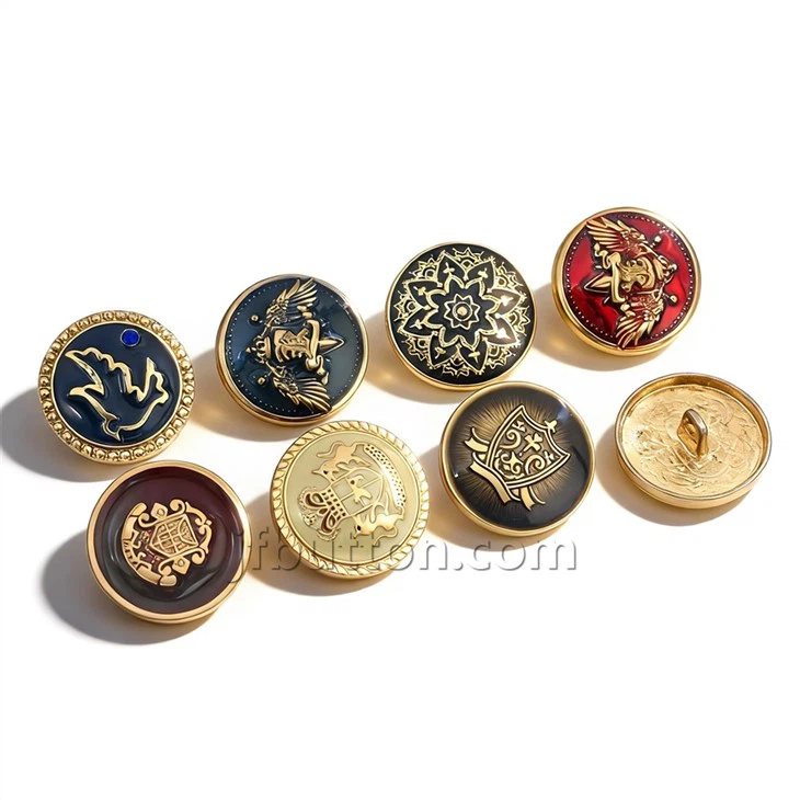 Brass Blazer Shank Buttons For Uniform suppliers