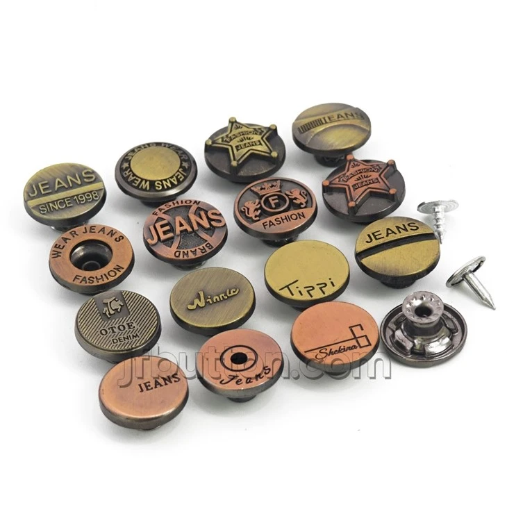 Custom Logo Buttons For Jeans suppliers