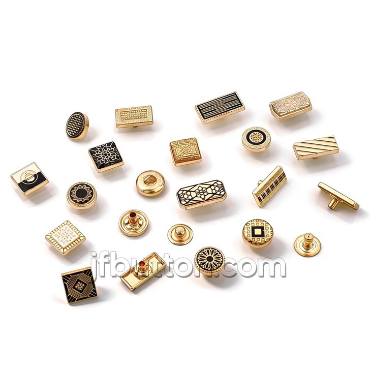 Electroplated Snap Buttons For Thobe factory