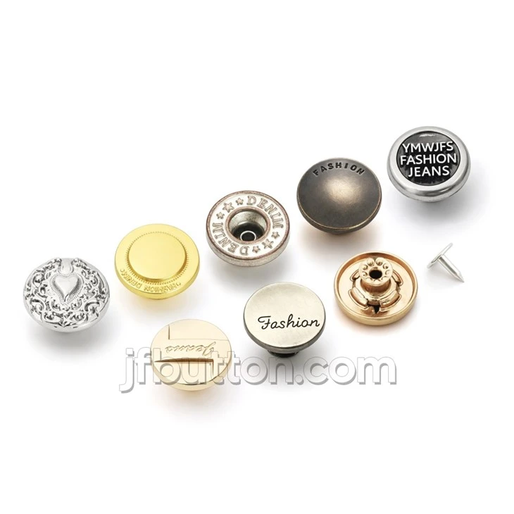 Heavy-Duty Buttons For Denim Workwear factory
