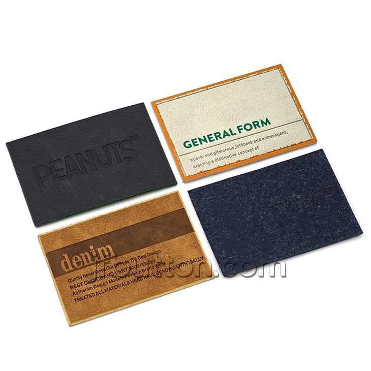 Jeans Leather Back Patches suppliers