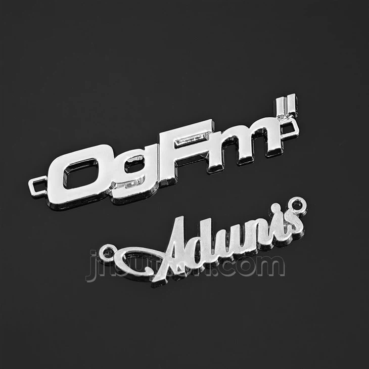 Laser Engraved Metal Tags For Bag