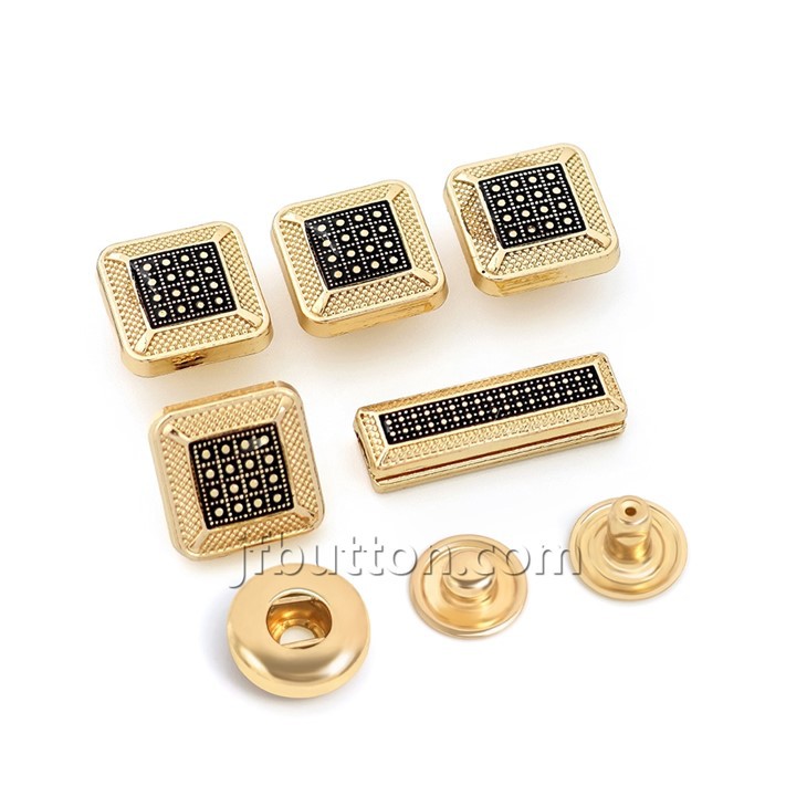 Matte Gold Press Buttons For Thobe factory