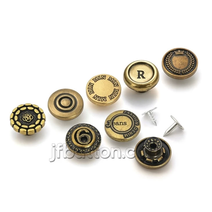 Metal Instant Buttons For Jeans factory
