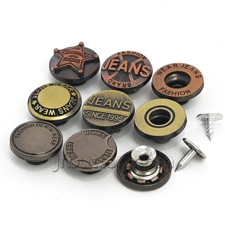 Metal Swivel Jeans Buttons best