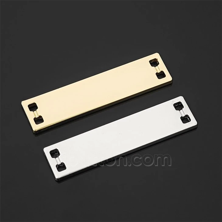 Rectangular Blank Metal Tags factory