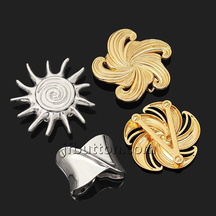 Sliver Flower Belt Metal Buckles factory