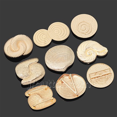 3D Spiral Ridges Metal Trim