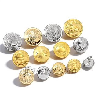 Antique Brass Military Buttons