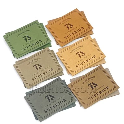 Blank Leather Patches For Hat Printers