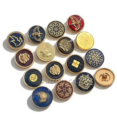 Brass Blazer Shank Buttons For Uniform