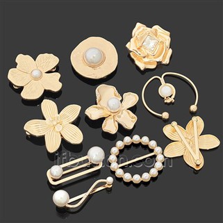 Gold Flower Bikini Connector