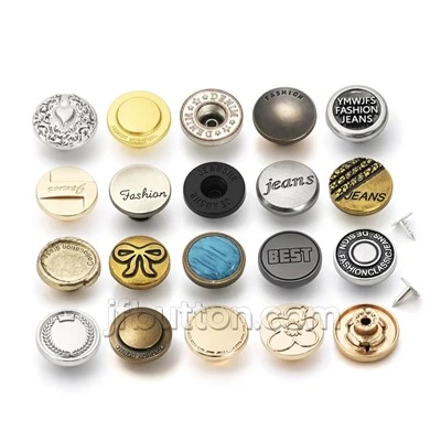 Heavy-Duty Buttons For Denim Workwear