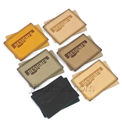 Leather Logo Tags For Blankets