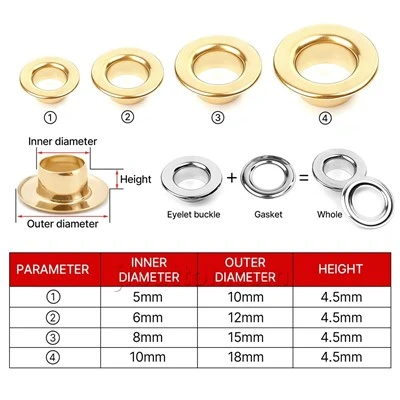 Metal Eyelets For Hang Tags