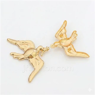 Peace Dove Shank Button