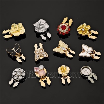 Removable Button Clip For Women Shirt