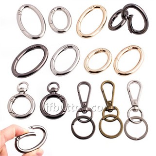 Swivel Snap Hooks With Key Rings