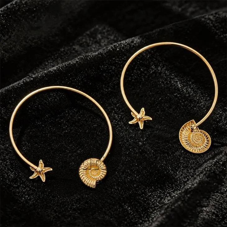 Starfish And Conch Open Collar best