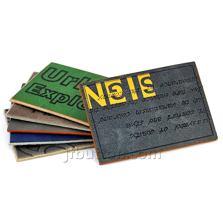 Washable Faux Leather Labels For Jeans factory