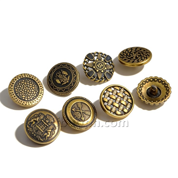 Zinc Alloy Blazer Shank Buttons factory