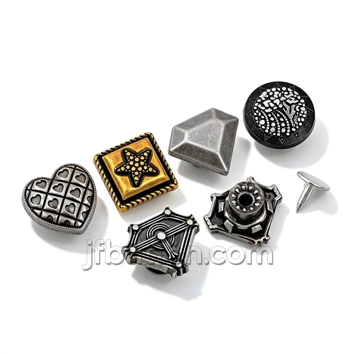 Zinc Alloy Jean Jacket Buttons high quality